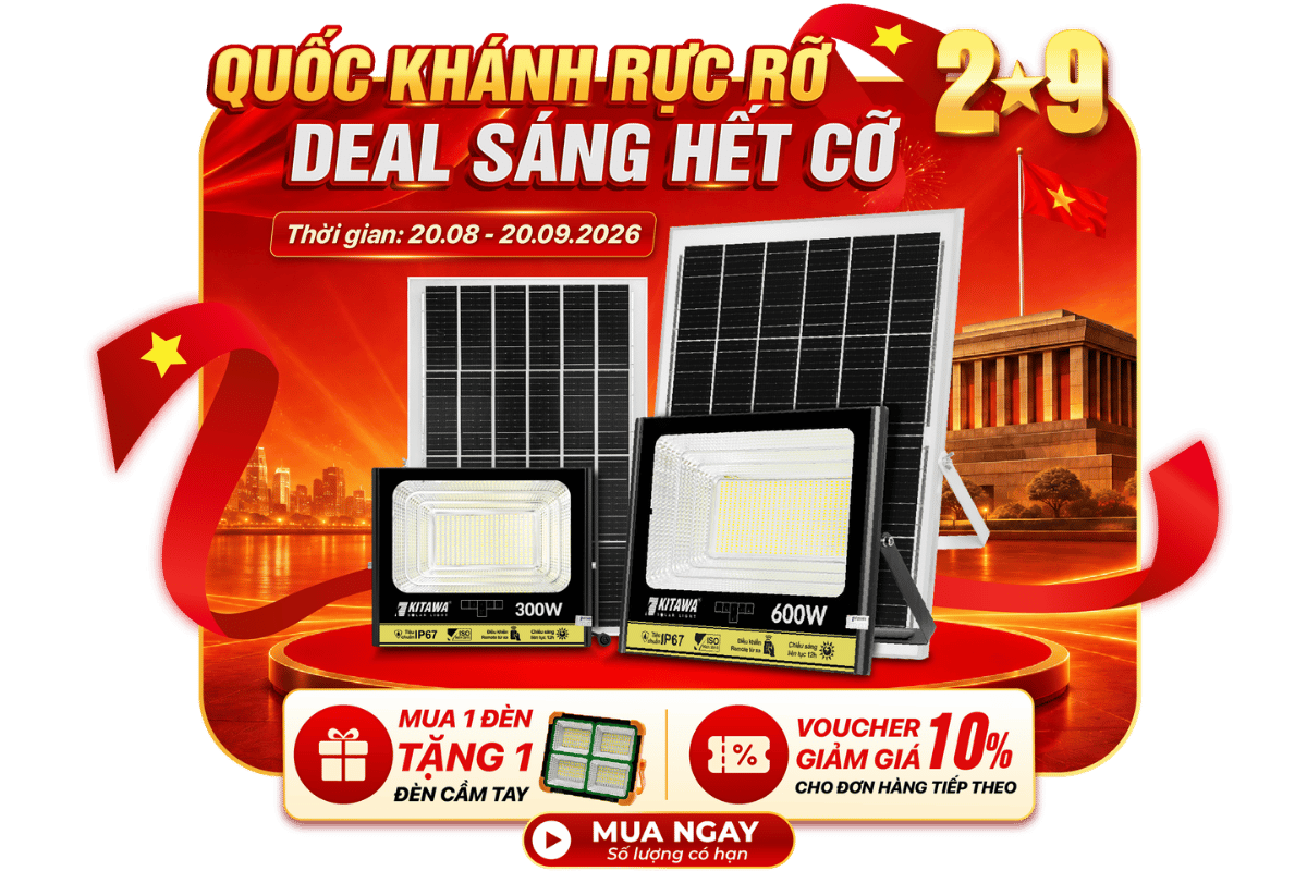 KITAWA sale lớn mừng 2 tháng 9 