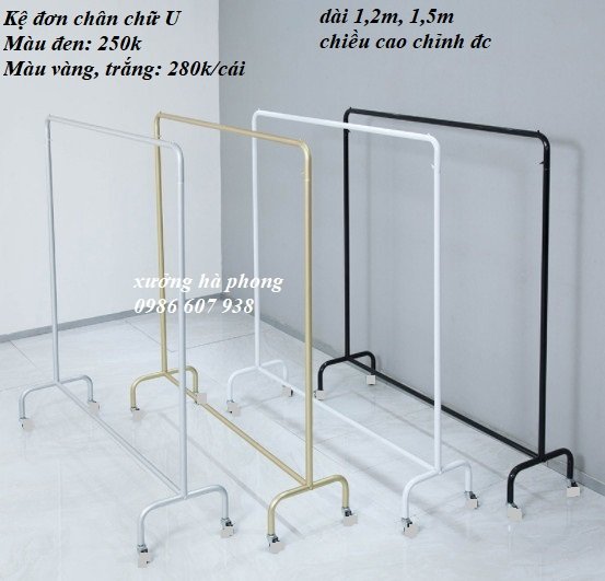 kệ chân chữ u treo quần áo