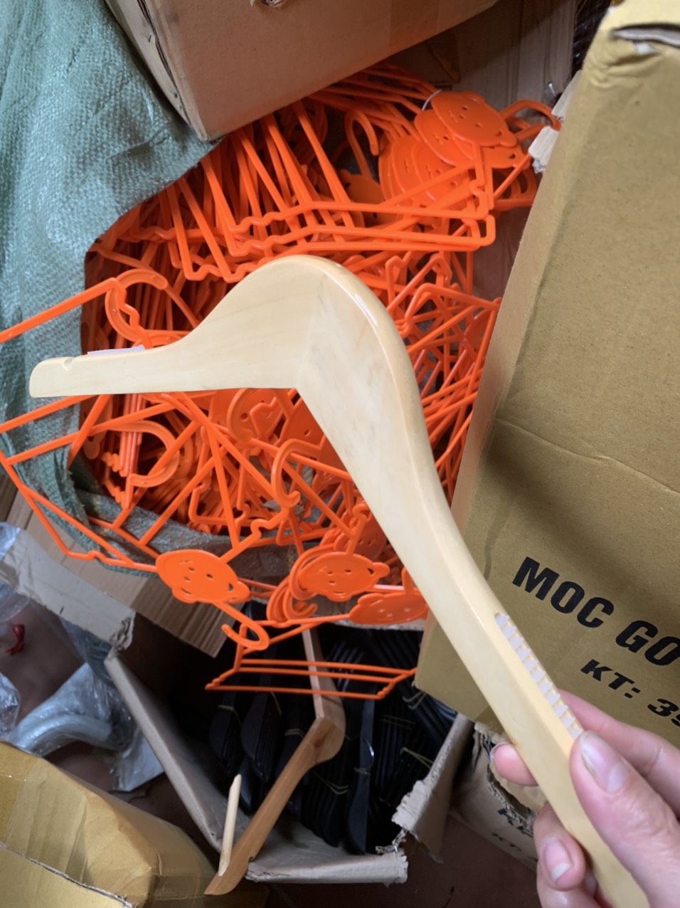 móc áo gộc tròn.đầu móc vuông ngắn inoc