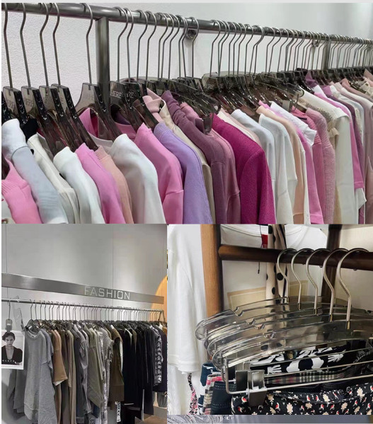 Móc áo xám nữ dày