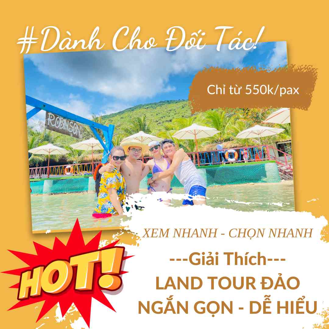 GỢI Ý TUYẾN TOUR ĐẢO NHA TRANG (DÀNH CHO ĐỐI TÁC)