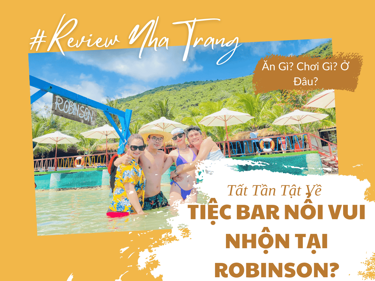 Tiệc Bar Nổi Tại Robinson Beach Nha Trang – Trải Nghiệm Sôi Động Trên Biển
