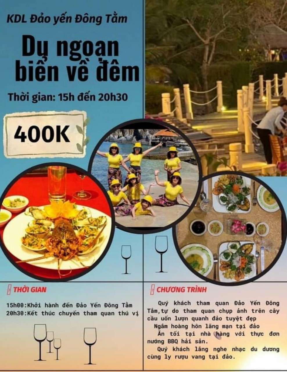Tour Tham quan Đảo Yến Đông Tằm