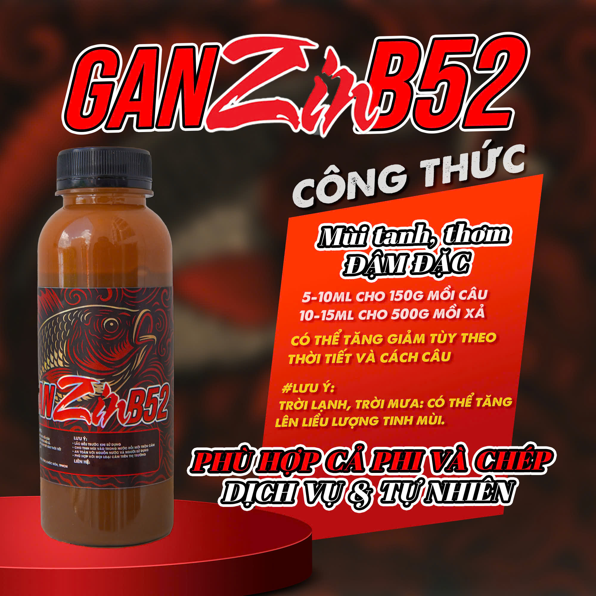 Mồi câu gan ngỗng 300ml