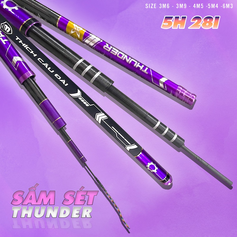 Cần Câu Tay Thunder Sấm Sét 5H Phôi Cần Tốt, Cần Trâu Bò Phù Hợp Cho ... Best keywords to block