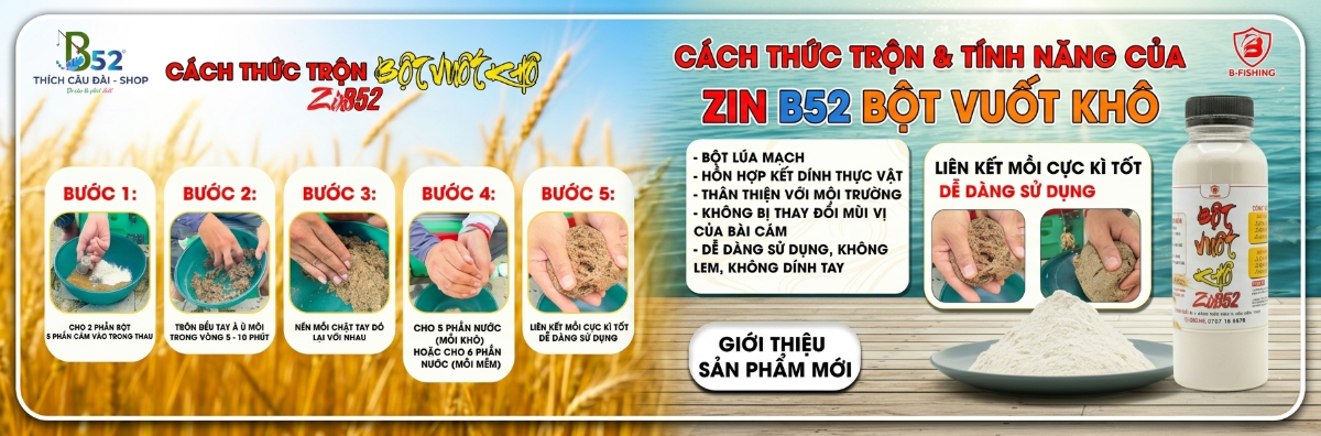 Bột vuốt khô ZinB52