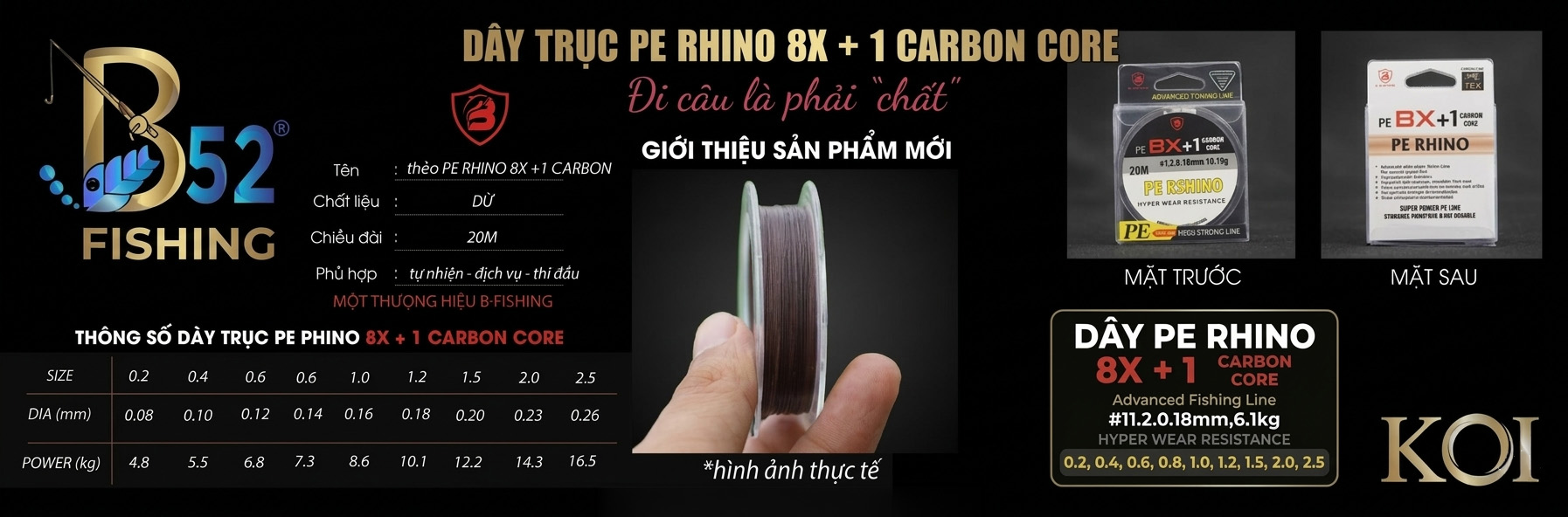 Dây PE Rhino