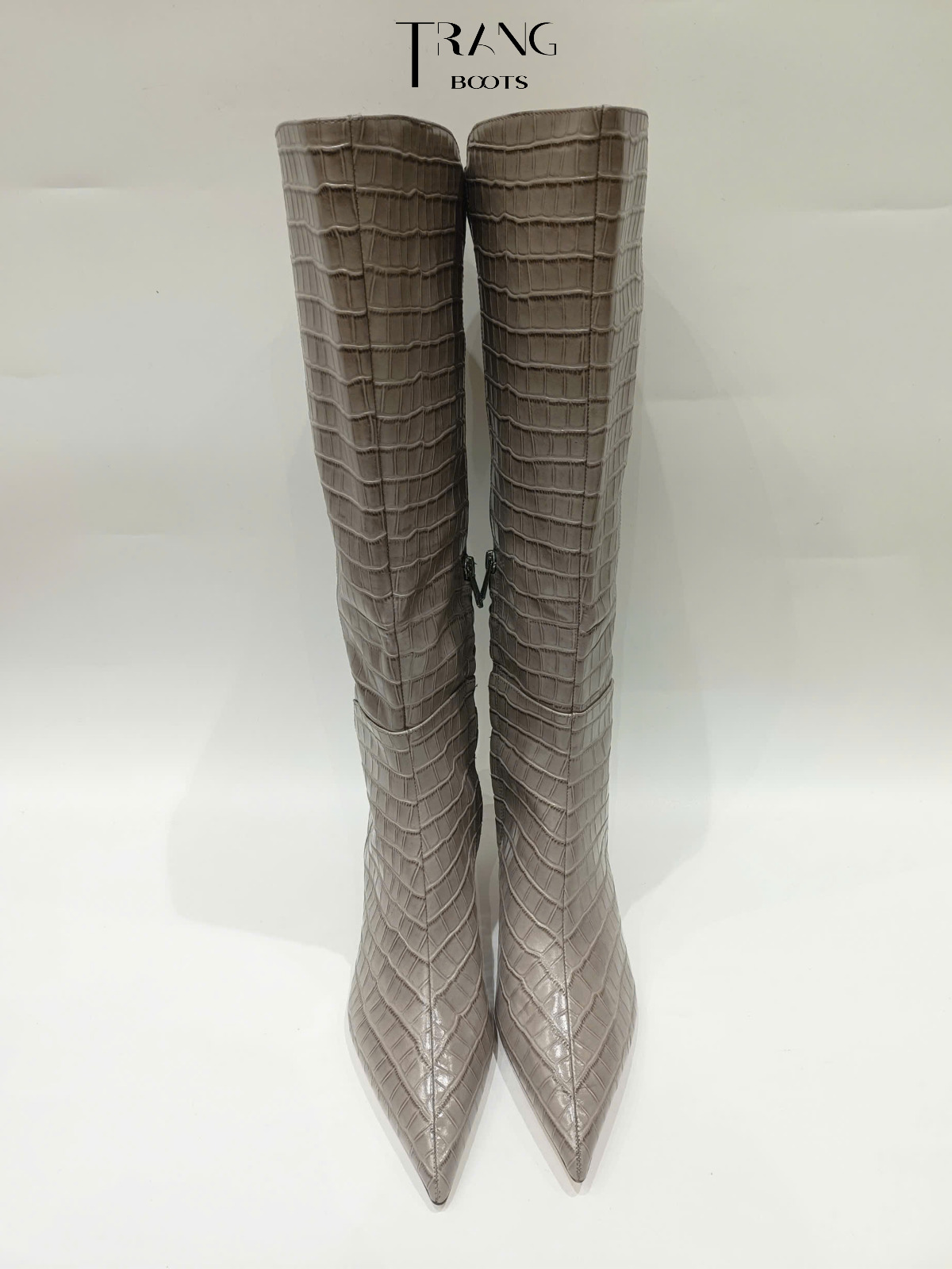 KNEEBOOTS RẮN XÁM SAM EDELMAM