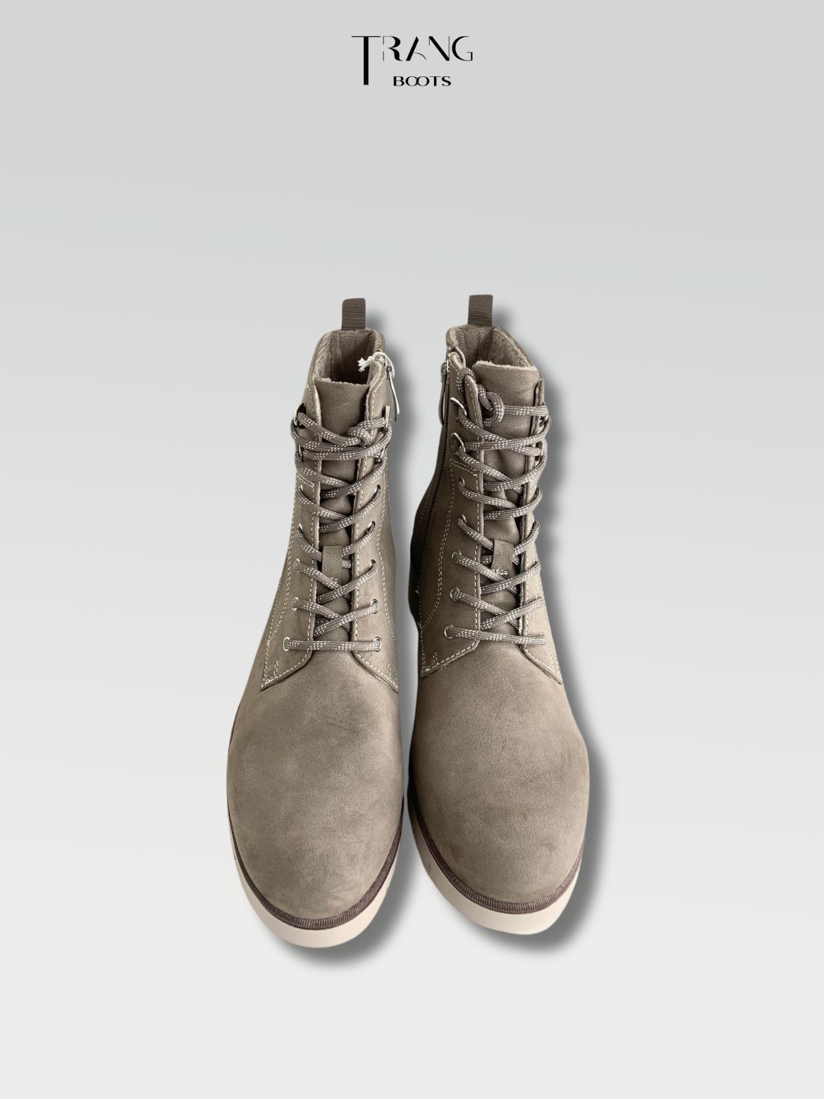 GABOR COMBAT BOOTS MOSS SUEDE - BOOTS CHIẾN BINH MÀU RÊU DA LỘN