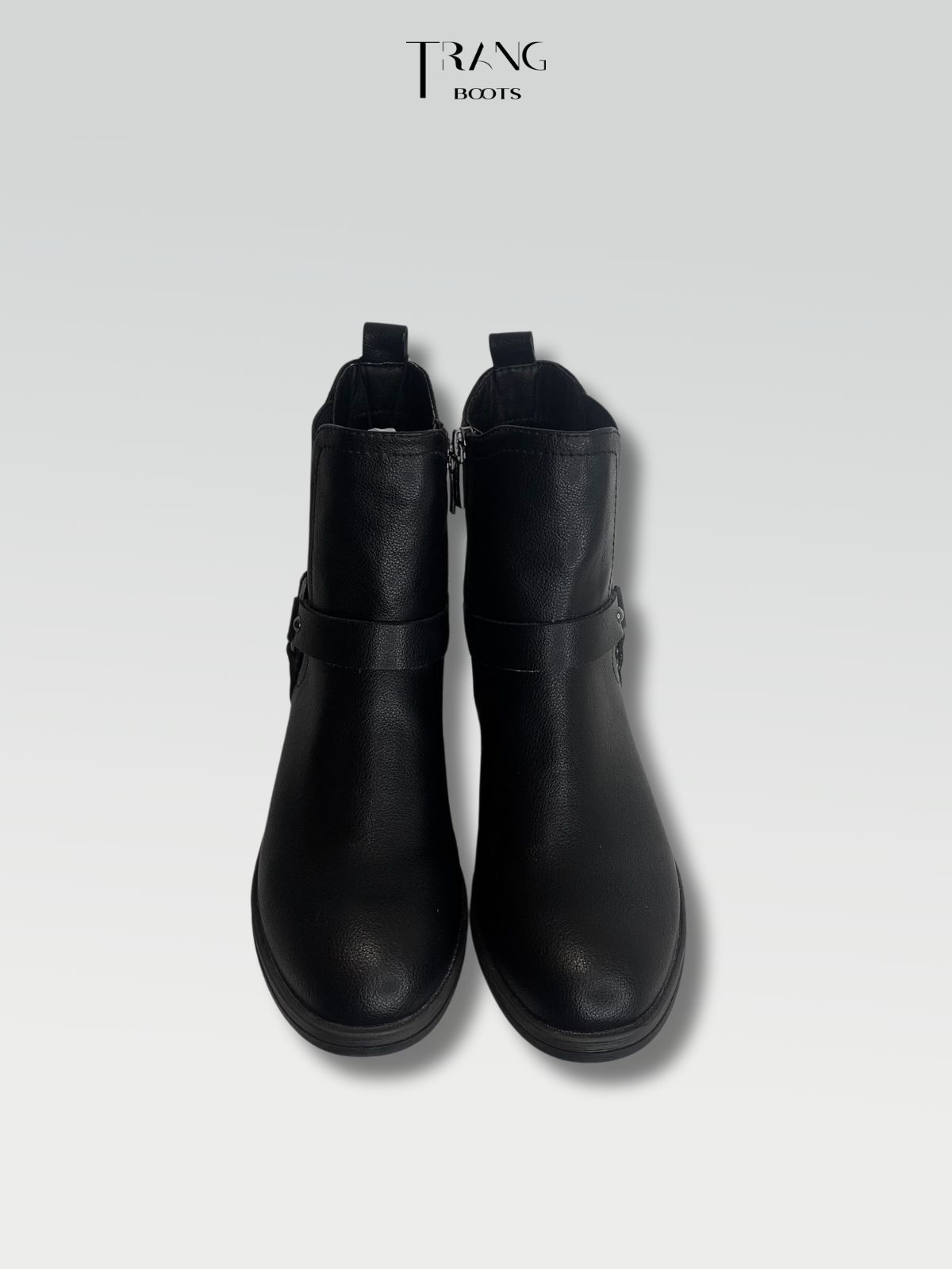 TAMARIS CHELSEA BOOT BLACK LEATHER - CHELSEA BOOTS MÀU ĐEN DA THẬT CÓ PHỤ KIỆN