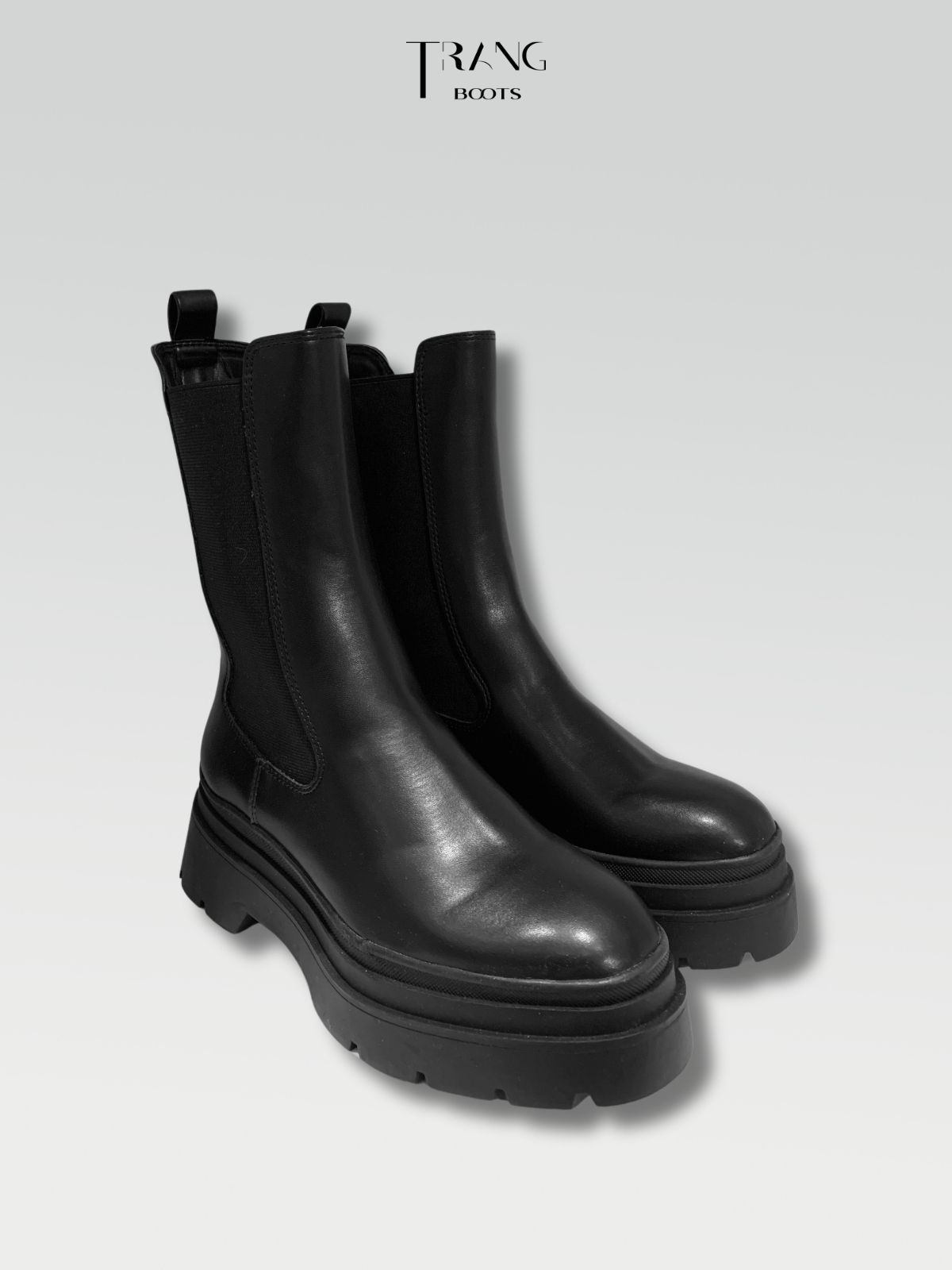 MID CALF CHELSEA BOOTS