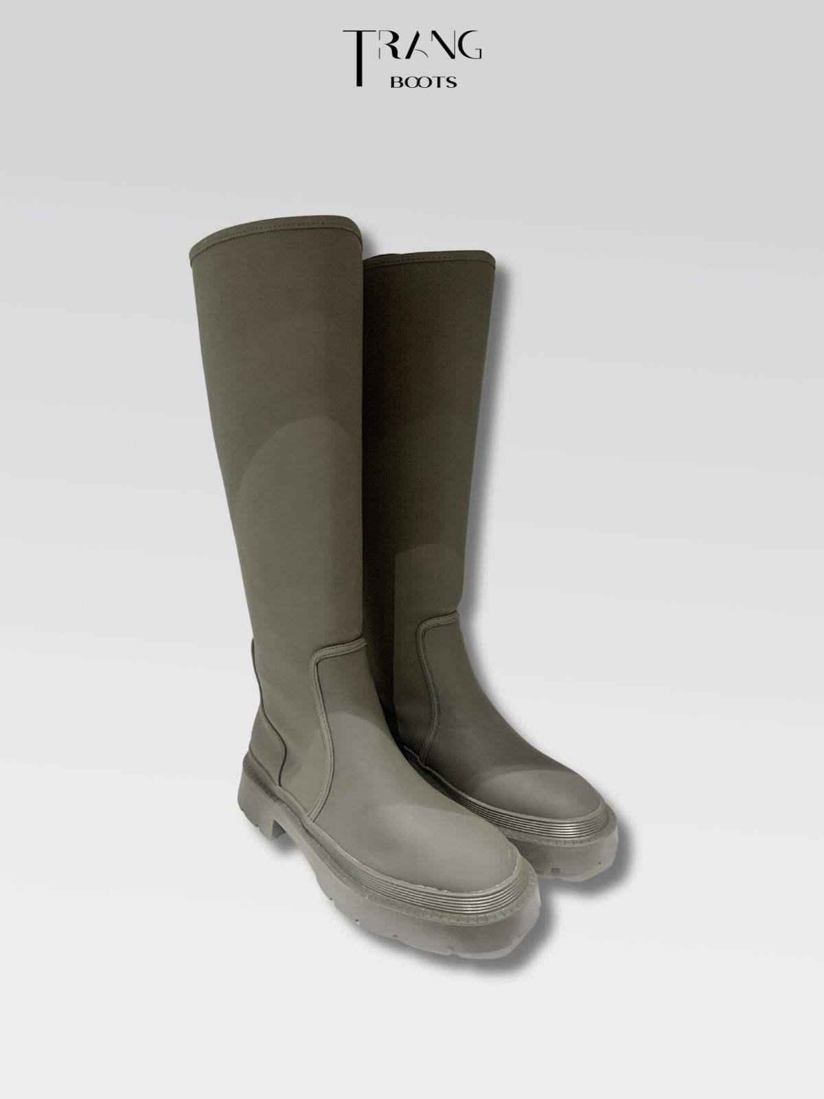 FASHION RUBBERISED BOOTS - BOOTS ỦNG GỐI THỜI TRANG CAO SU