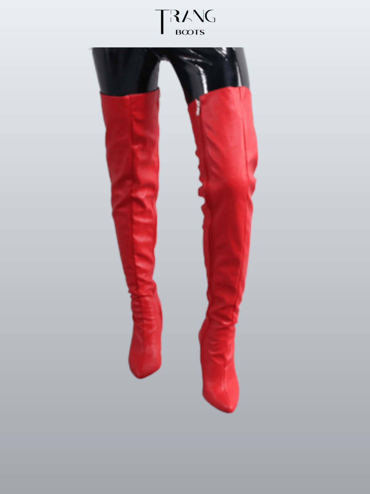 OVER KNEE BOOTS GÓT NHỌN KHÓA HÔNG