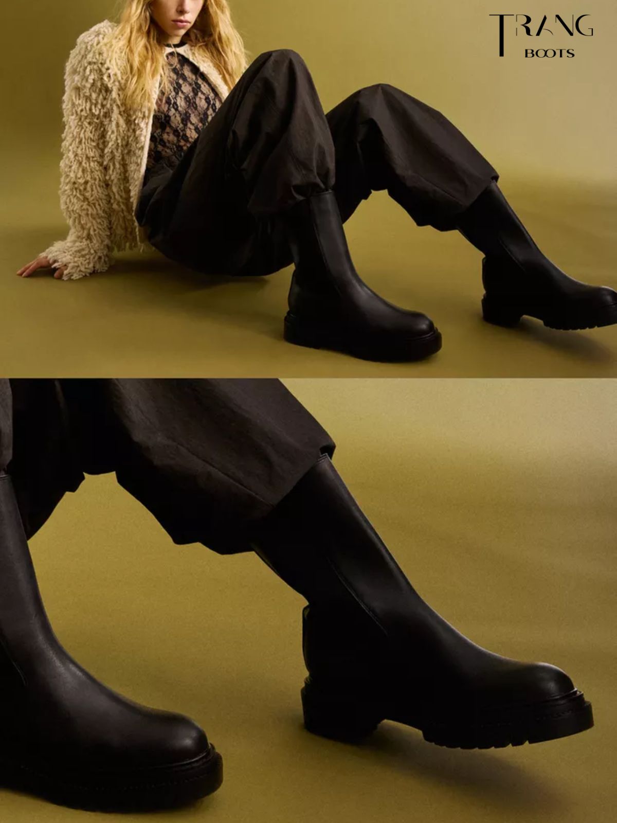 CHELSEA BOOTS PULL&BEAR CỔ CAO