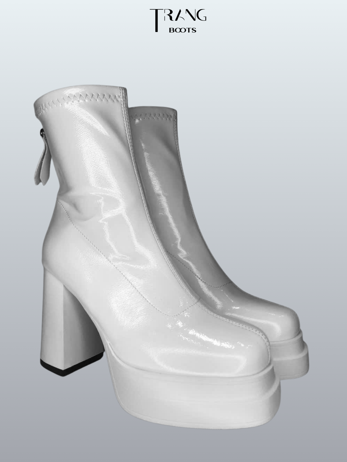 PLATFORM ANKLE BOOTS ĐẾ ĐÚP