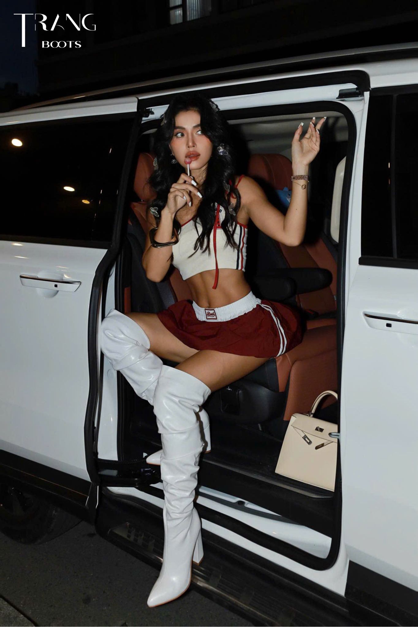 OVER KNEE BOOTS GÓT TRỤ PHOM NHÚN