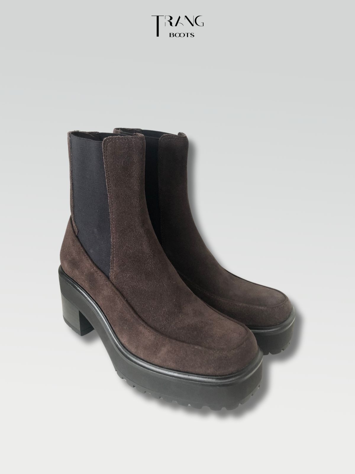 CHELSEA BOOTS SUEDE LEATHER - BOOTS CỔ NGẮN CHELSEA DA LỘN THẬT