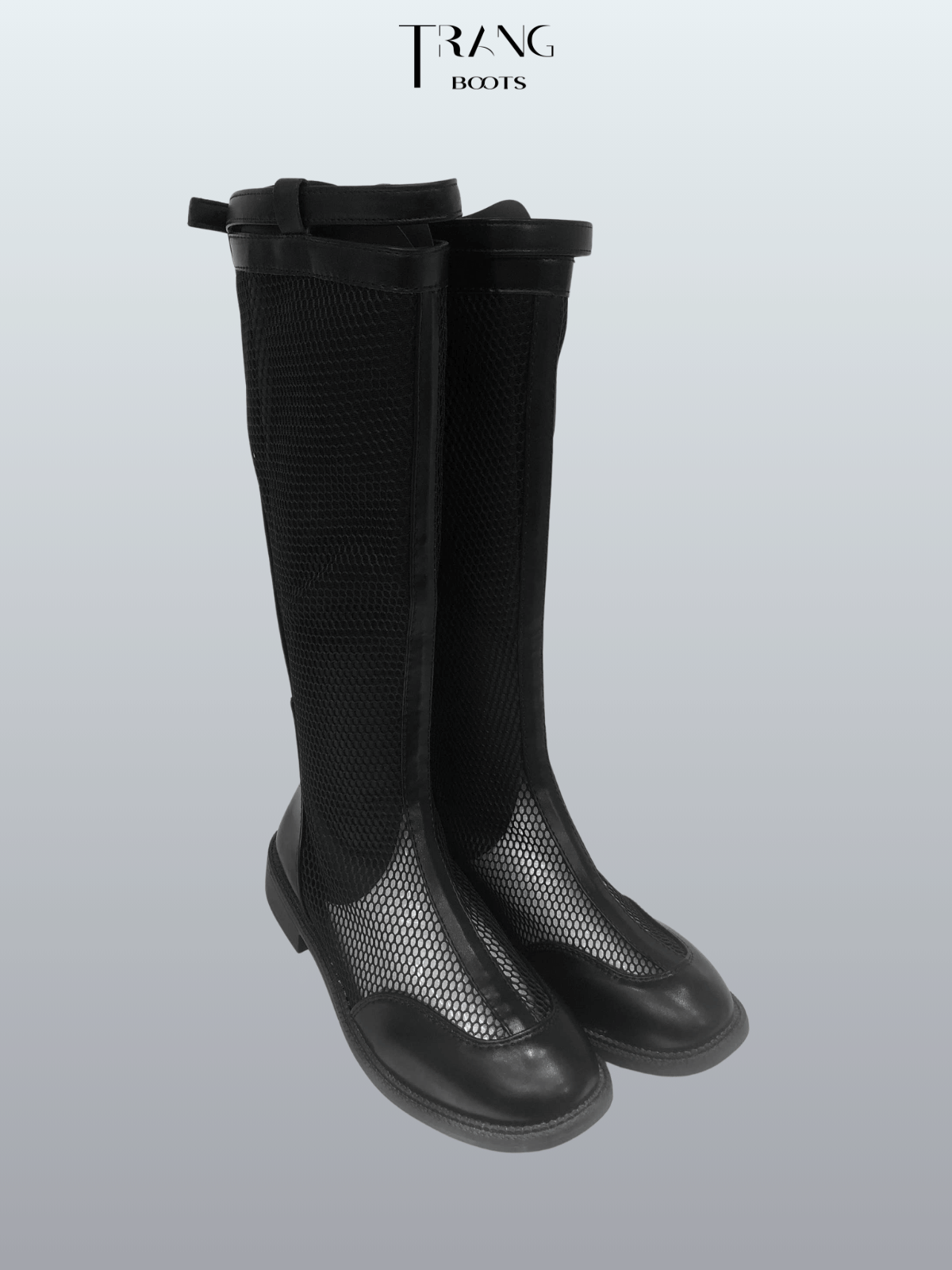KNEE BOOTS LƯỚI - BOOTS LƯỚI DÀI ĐẾN GỐI