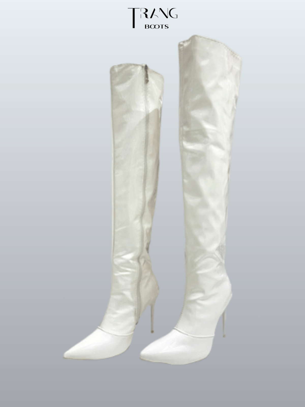 OVER KNEE BOOTS DA BÓNG GÓT NHỌN