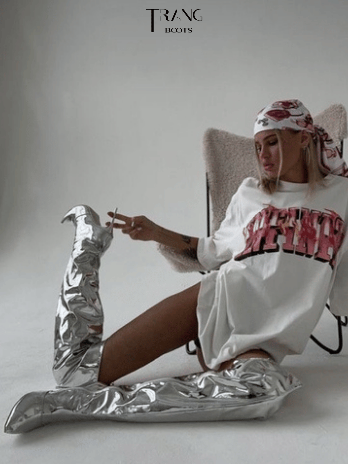 OVER KNEE BOOTS DA BÓNG GÓT NHỌN