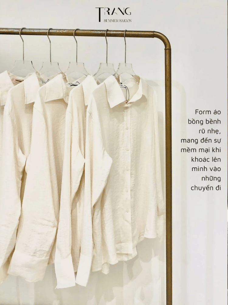 ÁO SƠ MI LINEN DÀI TAY CLOUD