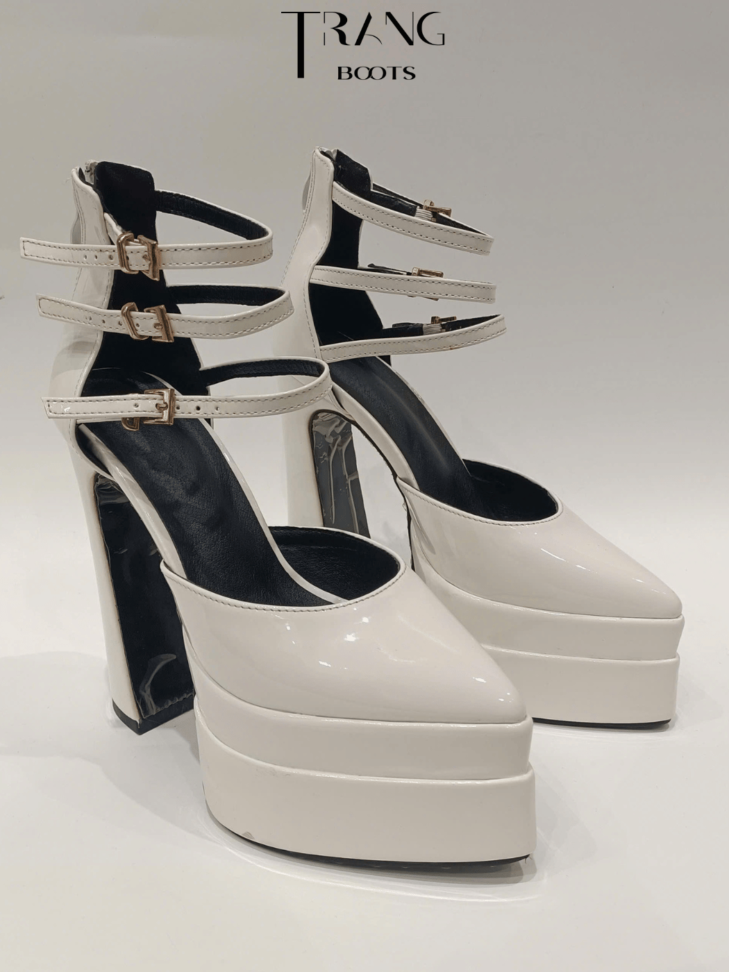 GIÀY CAO GÓT ĐẾ ĐÚP DA BÓNG