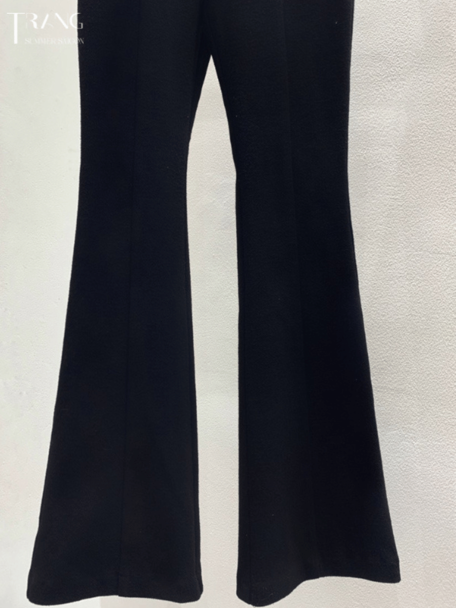 MONA CLASSIC HIGH WAIST DENIM FLARE TROUSERS - QUẦN JEANS ỐNG LOE CỔ ĐIỂN