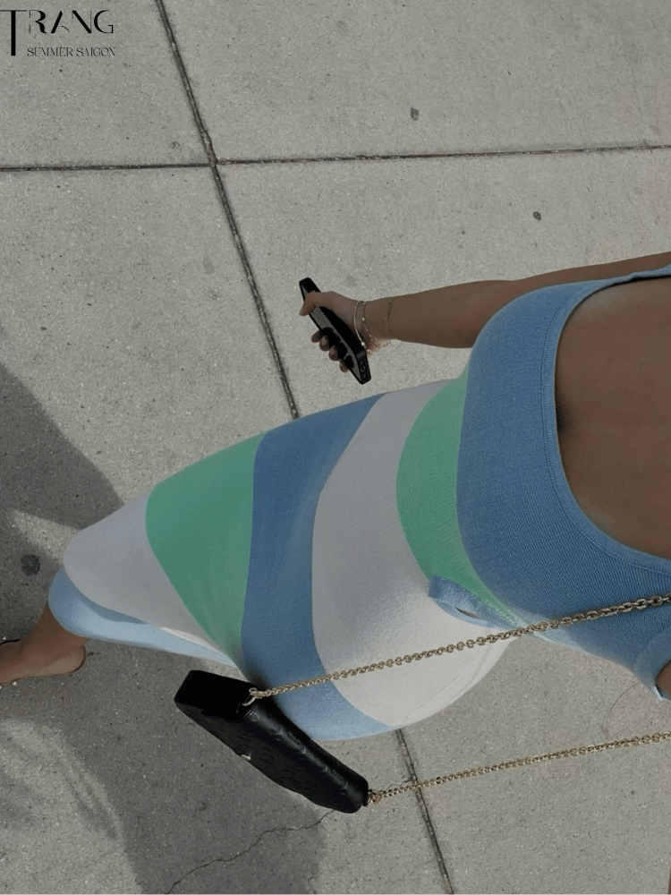 ĐẦM BODY DÁNG DÁI 2 DÂY