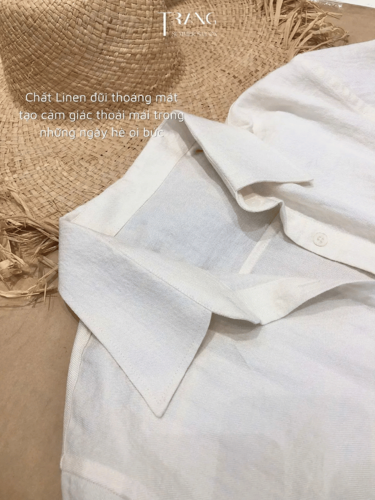 ÁO SƠ MI LINEN DÀI TAY CLOUD