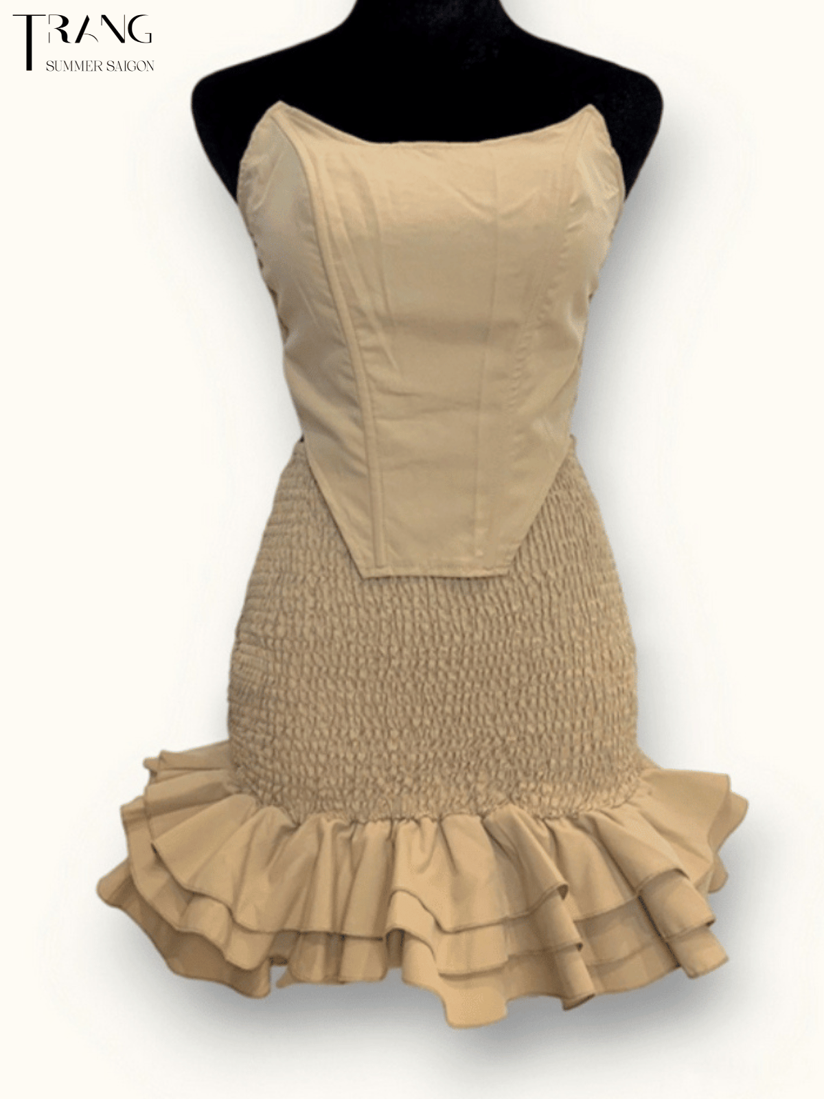 SET VÁY ÁO CORSET VÁY XÒE