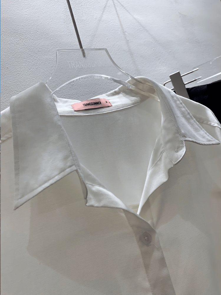 MONA CLASSIC WHITE SHIRT- ÁO SƠ MI COTTON CỔ ĐIỂN MÀU TRẮNG MONA