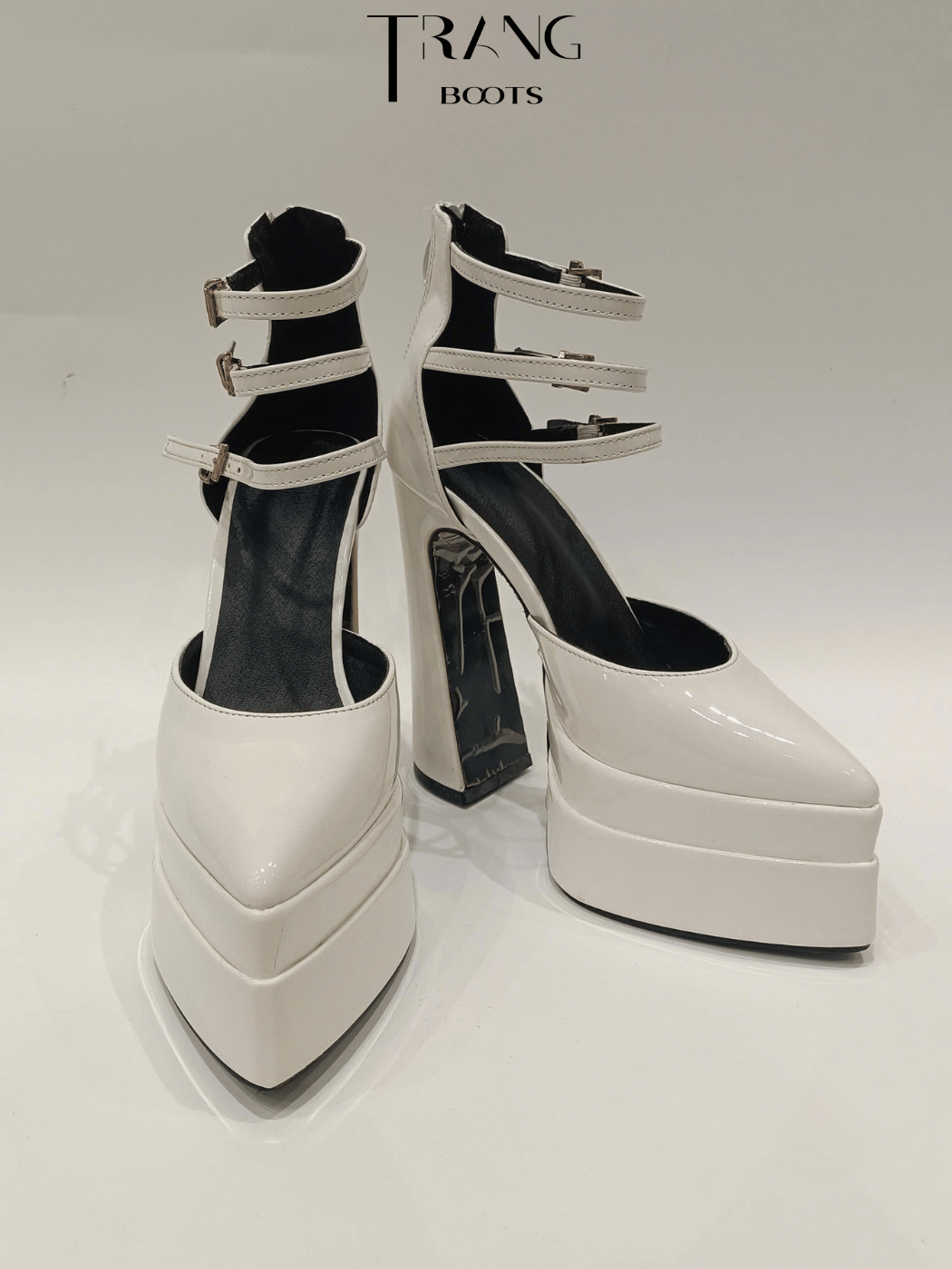 GIÀY CAO GÓT ĐẾ ĐÚP DA BÓNG