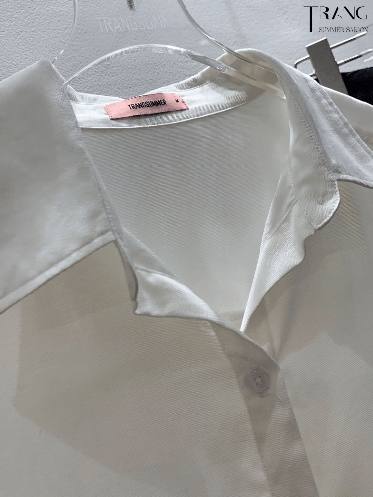 ÁO SƠ MI COTTON CỔ ĐIỂN MÀU