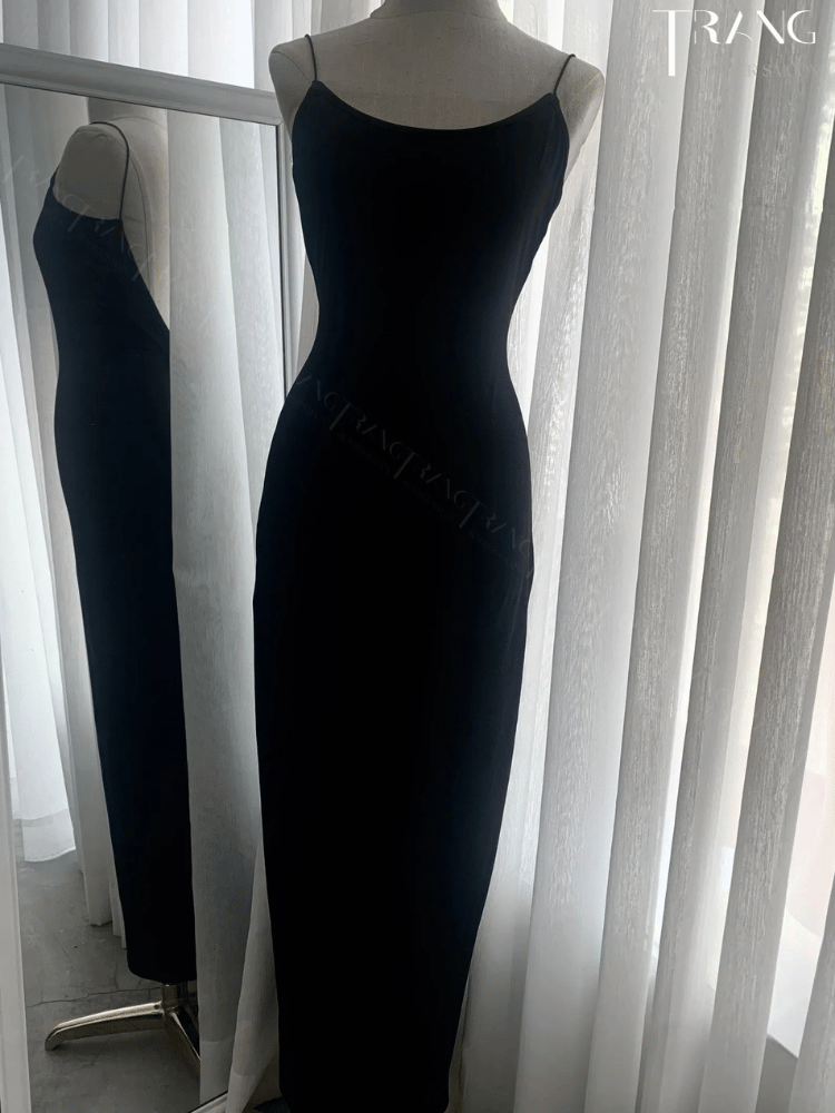 ĐẦM ÔM DÁNG DÀI HAI DÂY HỞ LƯNG