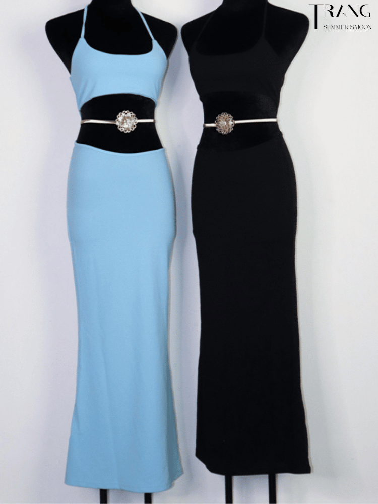 ĐẦM BODY DÁNG DÀI CUT-OUT