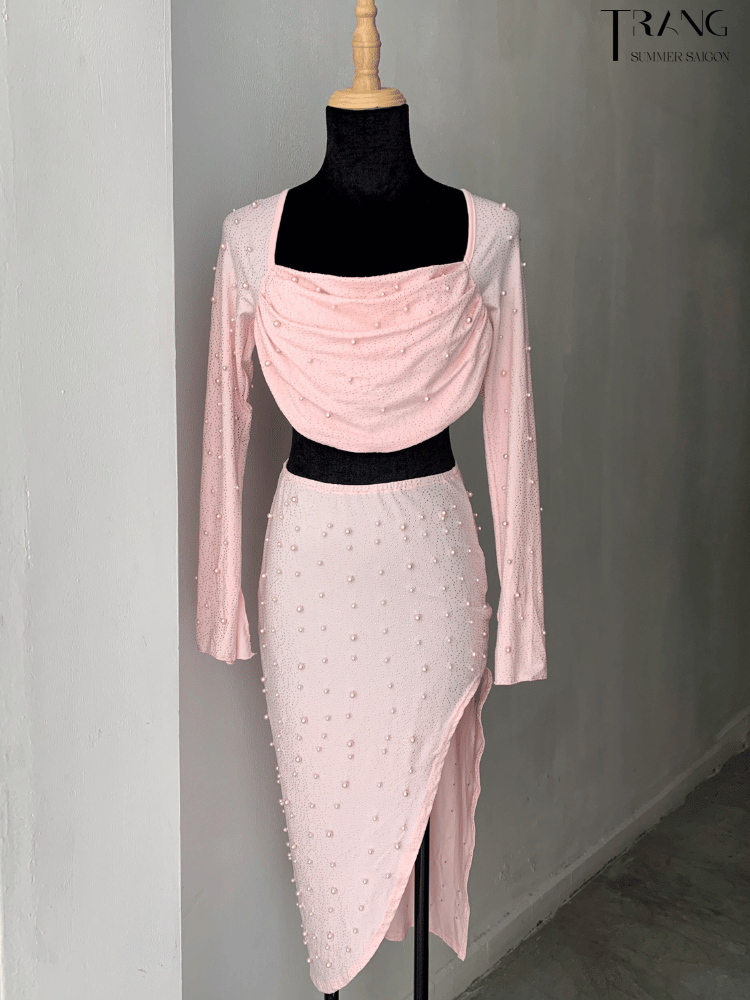 SET VÁY BODY ĐÍNH HỘT DÀI