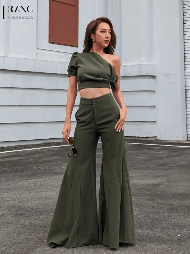 SET QUẦN ỐNG LOE LA BELLA