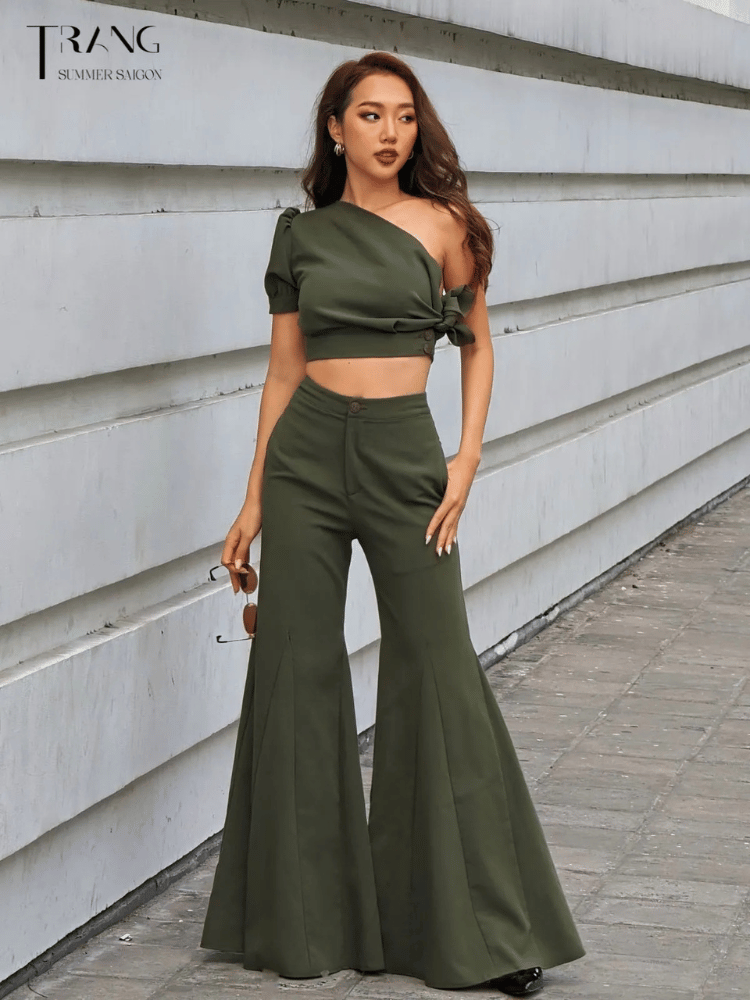 SET QUẦN ỐNG LOE LA BELLA