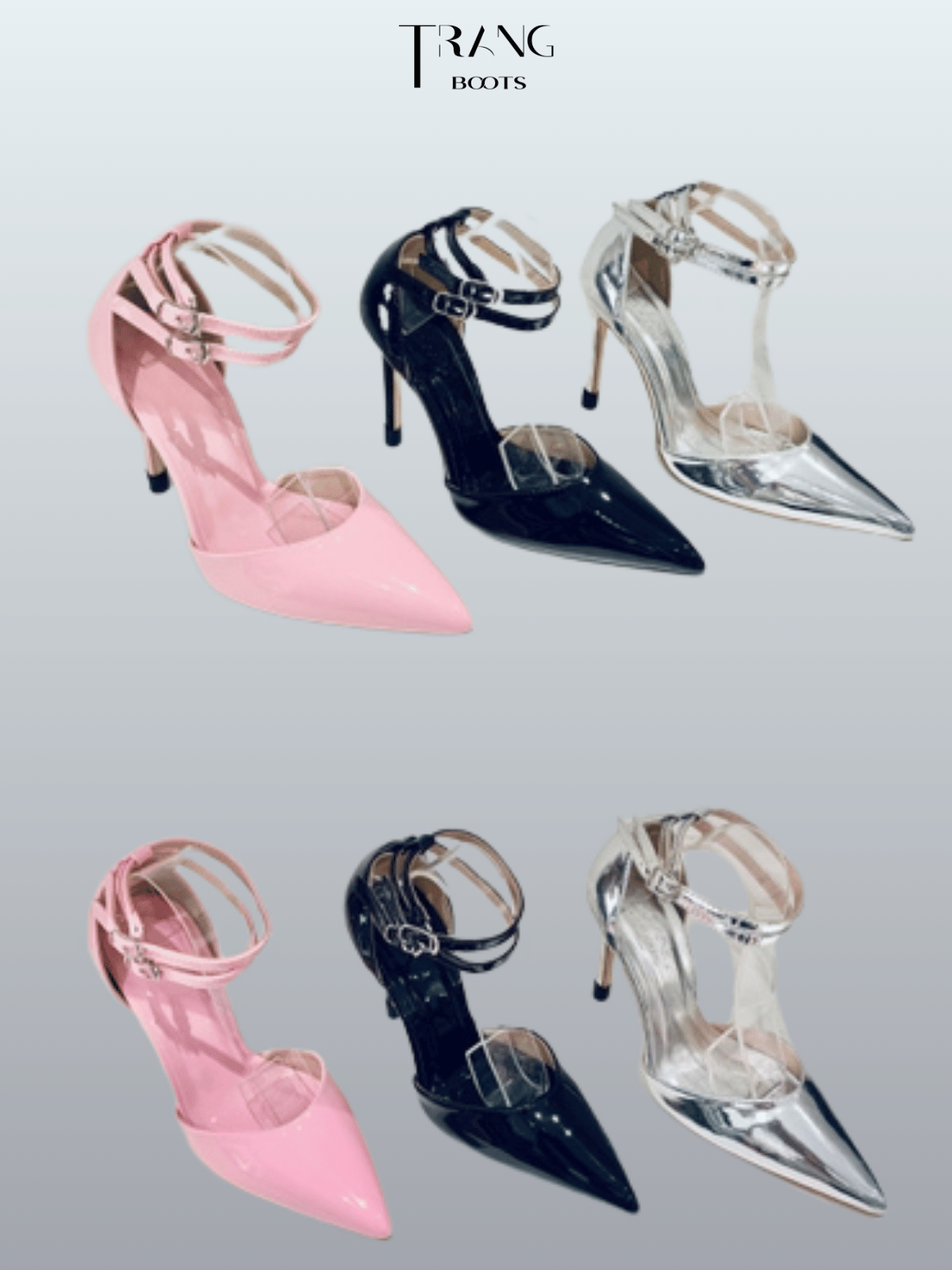 GIÀY CAO GÓT MŨI NHỌN QUEEN PHIÊN BẢN 2.0 HỒNG