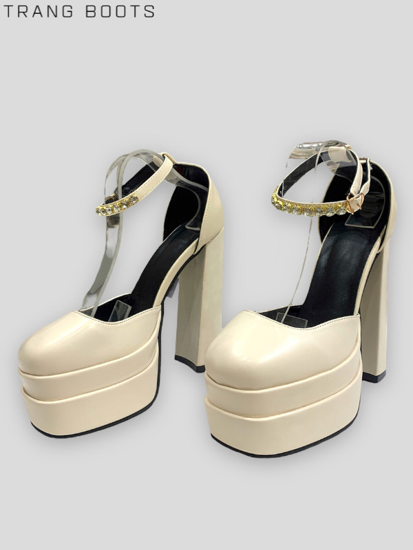 CAO GÓT ĐẾ ĐÚP BÍT MŨI QUAI ĐÍNH ĐÁ