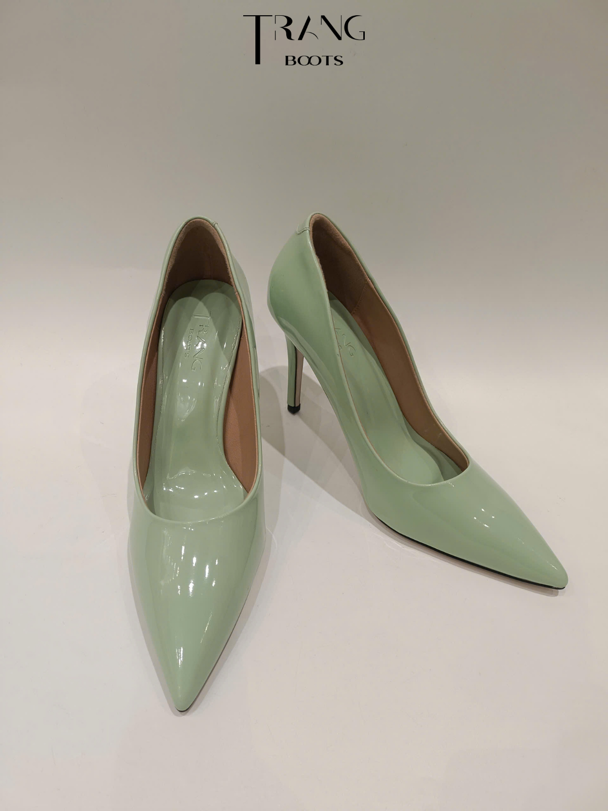 KATE PUMP HIGHHEELS - GIÀY CAO GÓT PUMP KATE - XANH LÁ 9 - 10CM