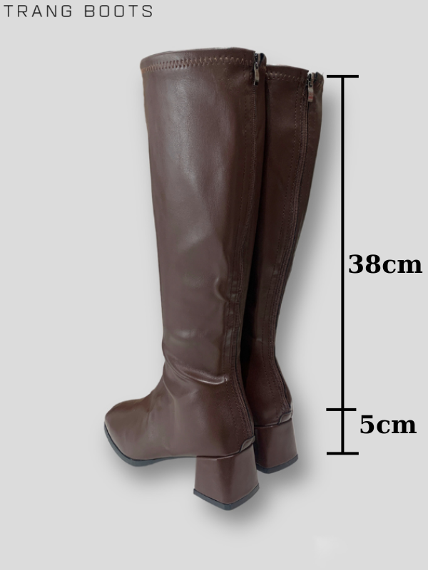 KNEE BOOTS BASIC MŨI VUÔNG
