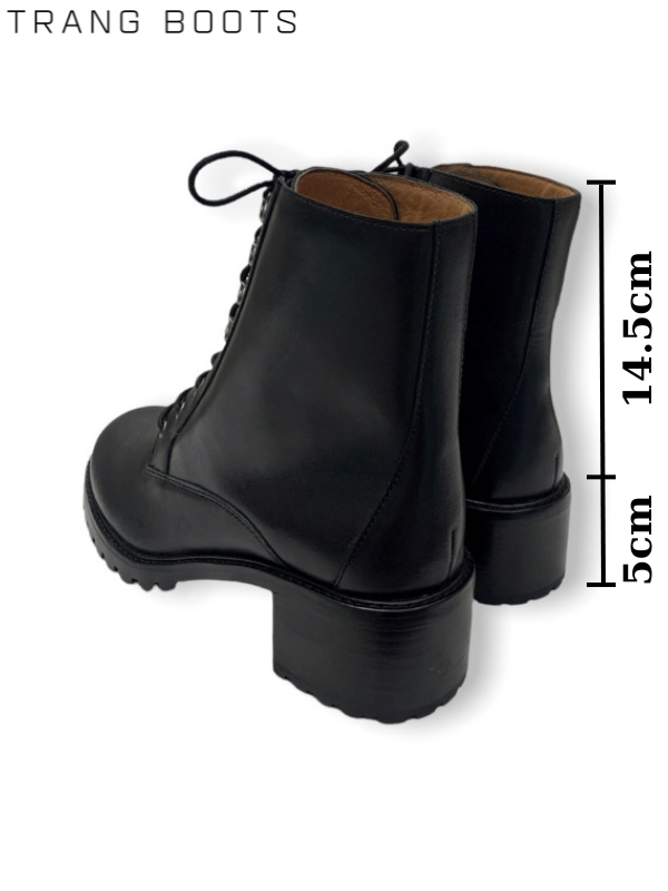 COMBAT BOOTS MADEWELL DA THẬT MŨI TRÒN THẮT DÂY