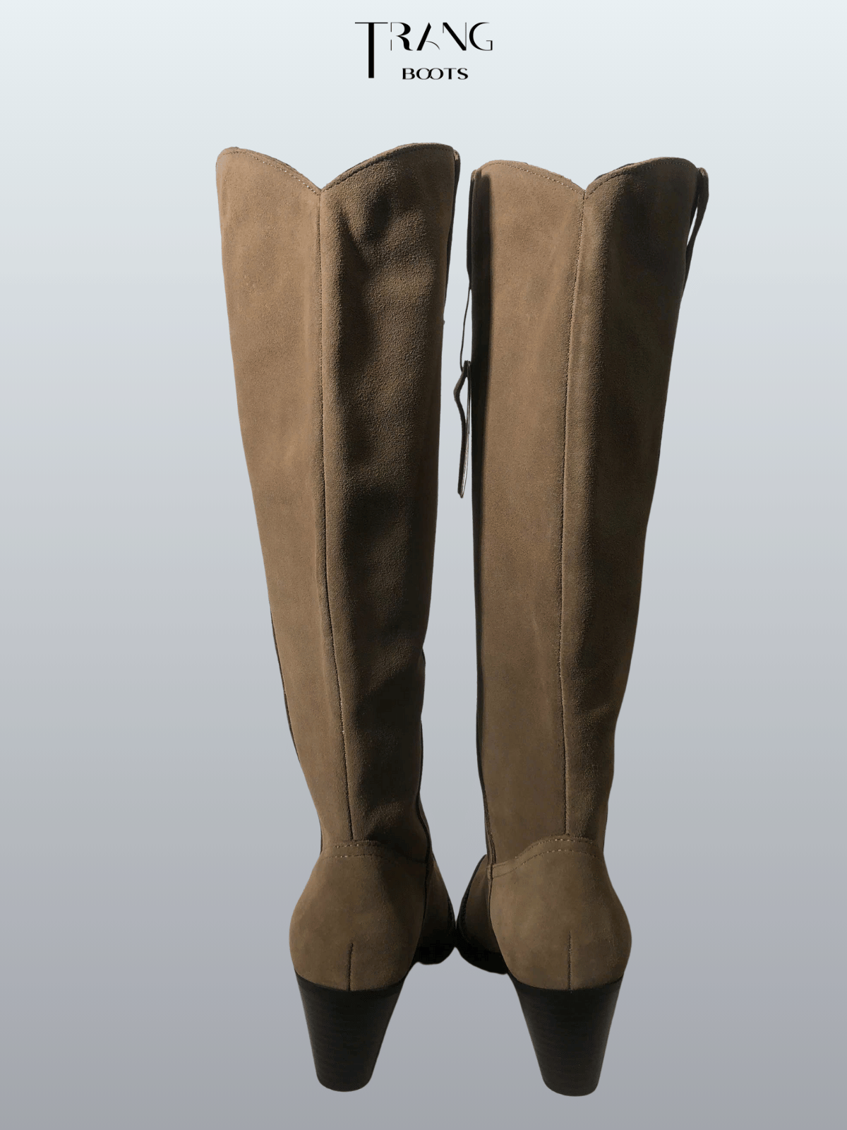 BOOTS COWBOY DÀI ĐẾN GỐI CHẤT DA LỘN HÀNG PULL&PEAR