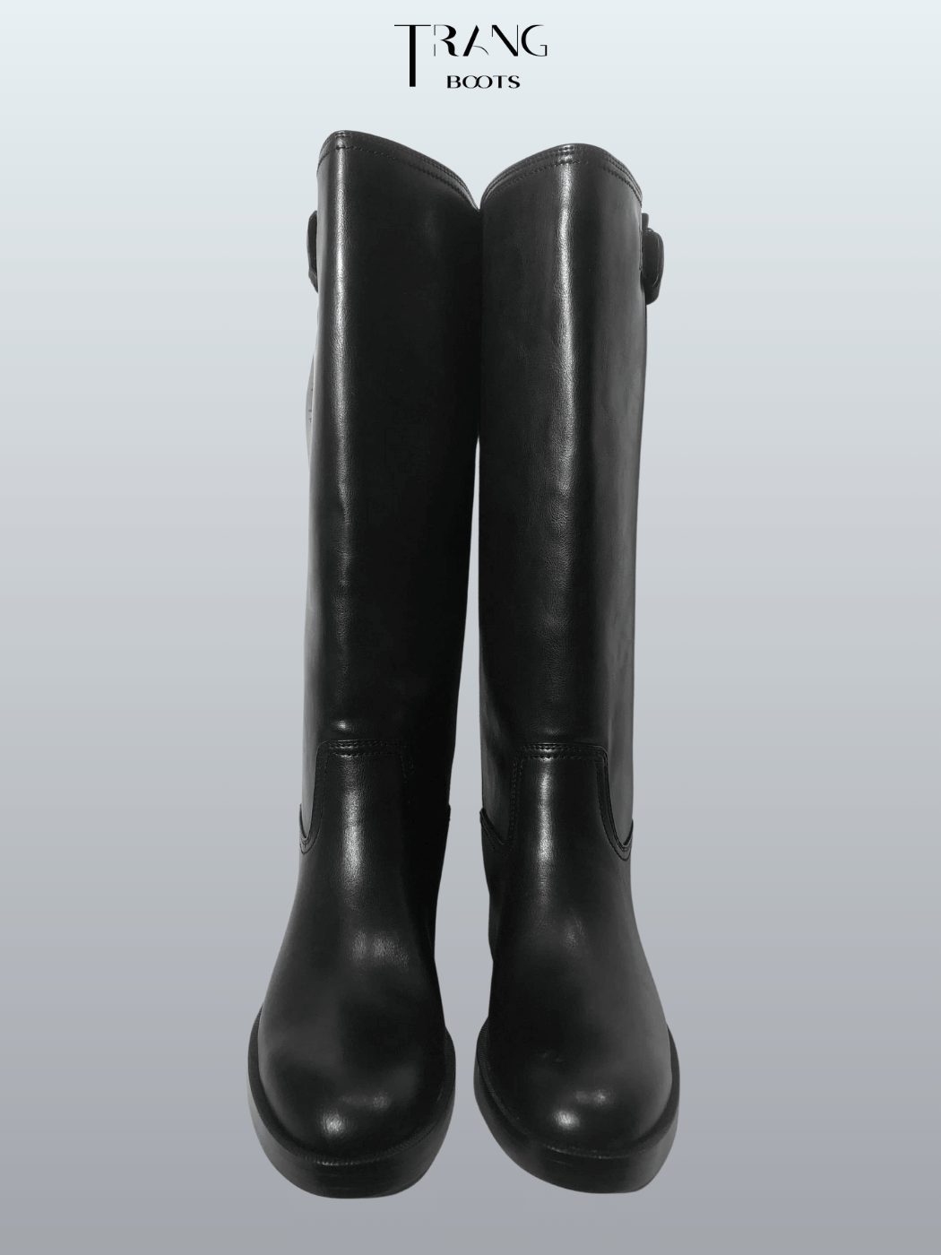 BOOTS GỐI ĐẾ BỆT CÓ CÀI KHÓA ỐNG ZARA