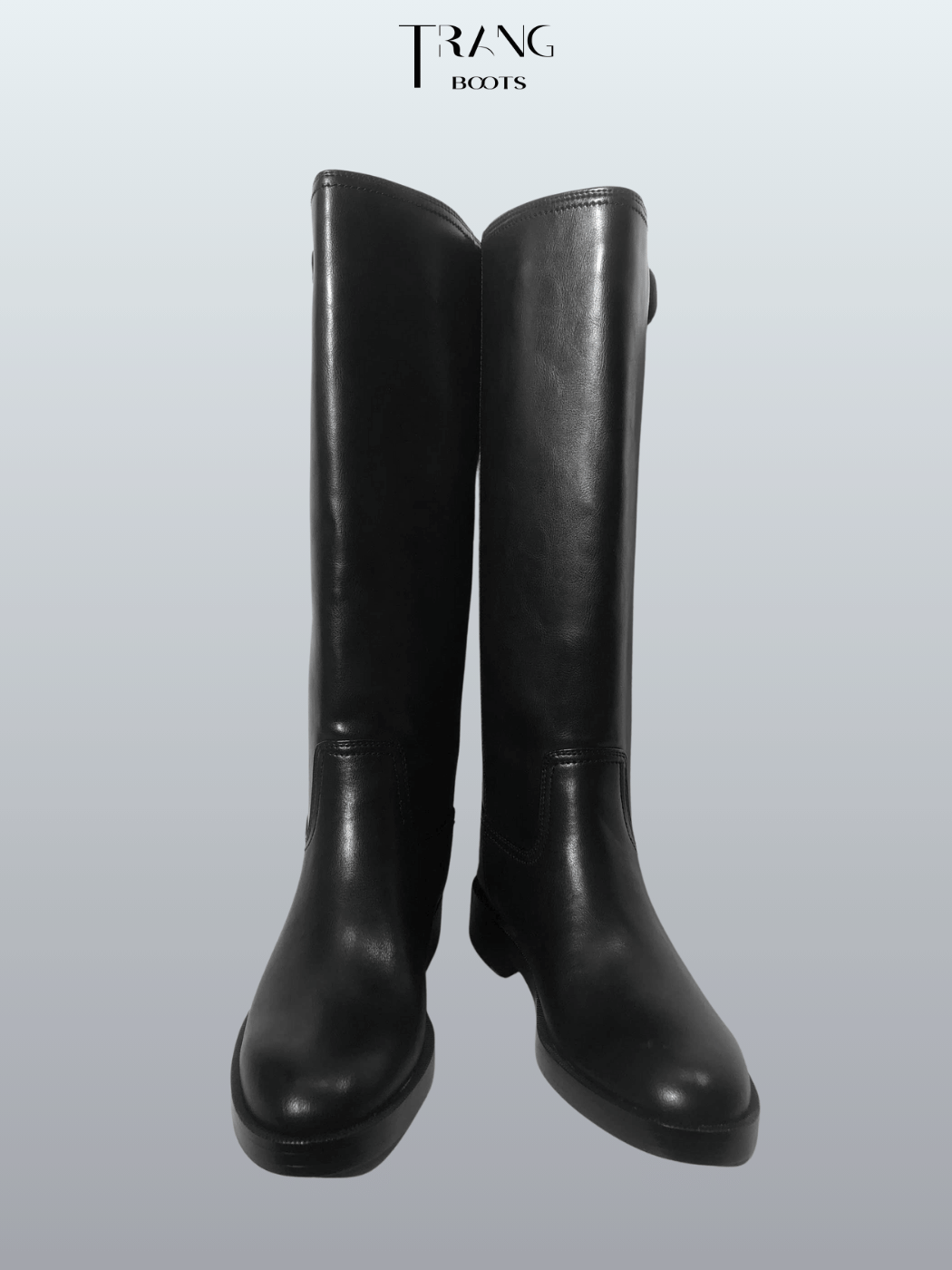 BOOTS GỐI ĐẾ BỆT CÓ CÀI KHÓA ỐNG ZARA