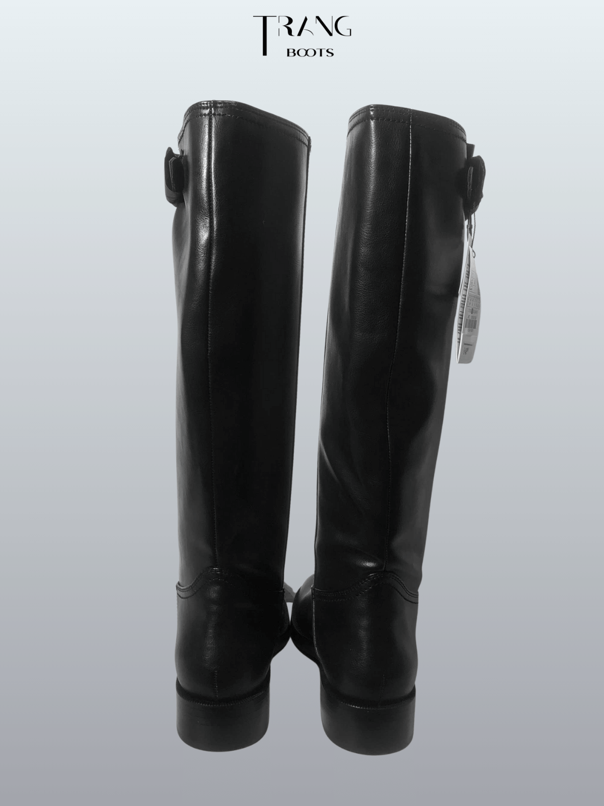 BOOTS GỐI ĐẾ BỆT CÓ CÀI KHÓA ỐNG ZARA