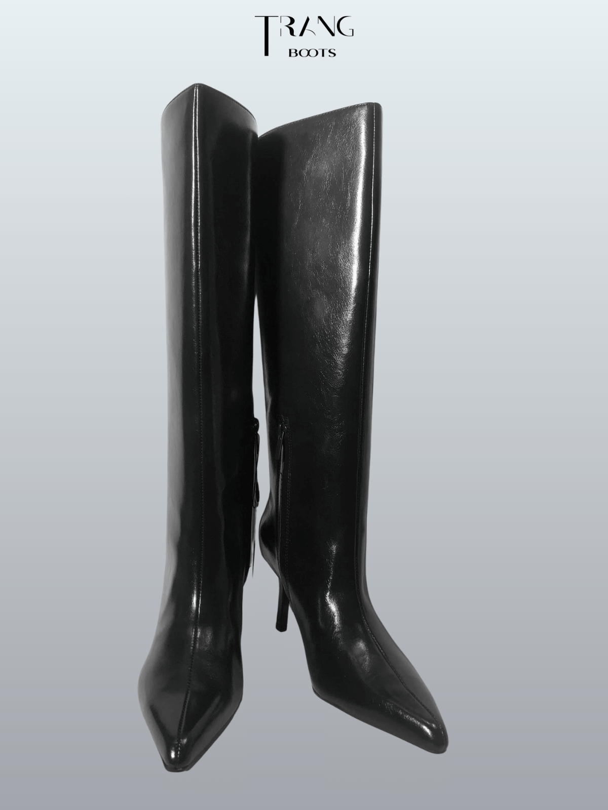 BOOTS GỐI ỐNG ĐỨNG THỜI TRANG GÓT NHỌN ZARA