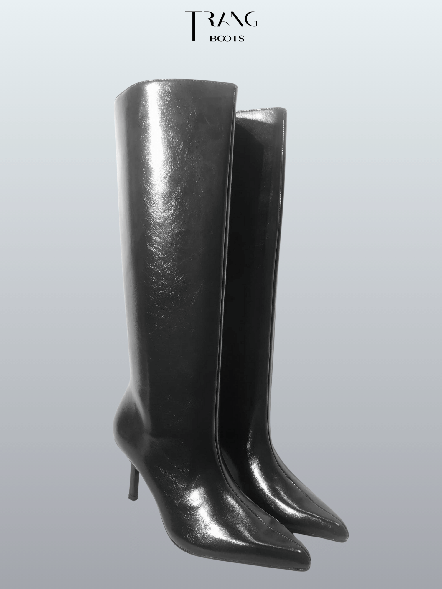 BOOTS GỐI ỐNG ĐỨNG THỜI TRANG GÓT NHỌN ZARA