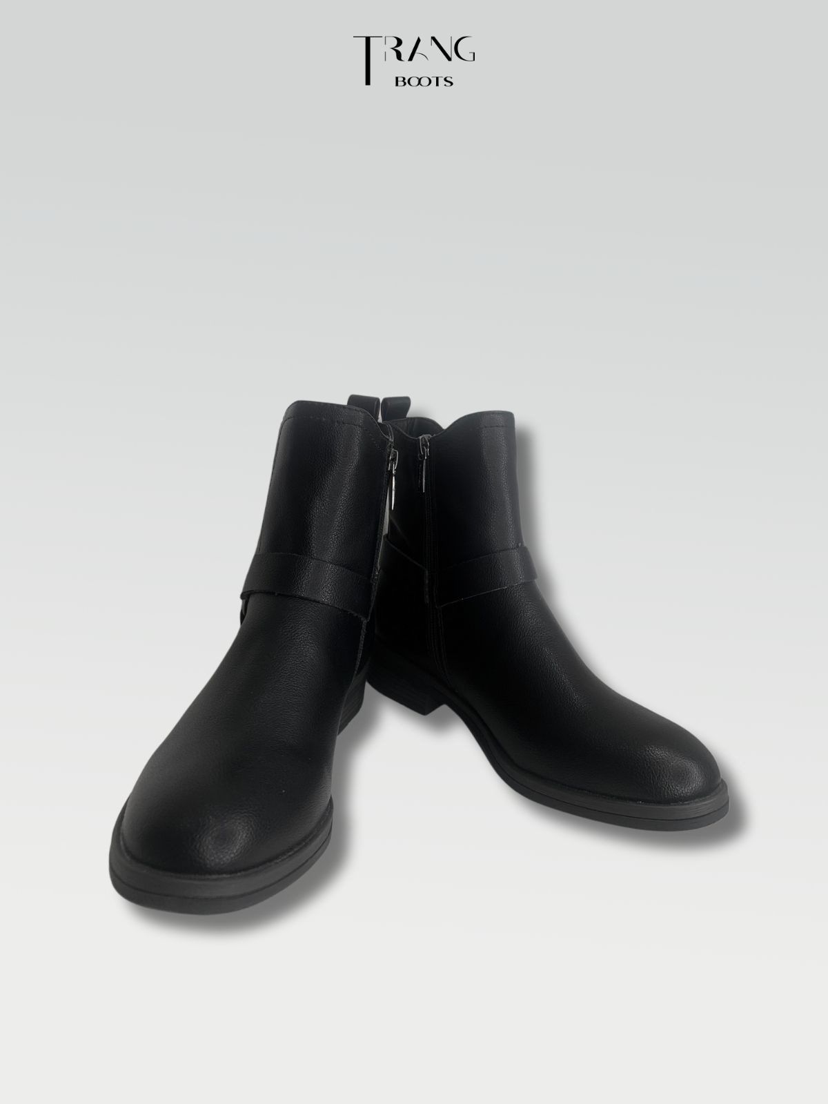 TAMARIS CHELSEA BOOT BLACK LEATHER - CHELSEA BOOTS MÀU ĐEN DA THẬT CÓ PHỤ KIỆN